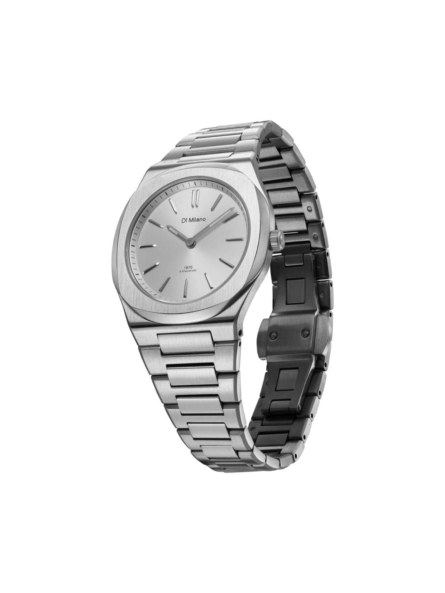 D1 Milano Women Mellow Ultra Thin Silver Analog Dial Watch (UHBL01) (M)