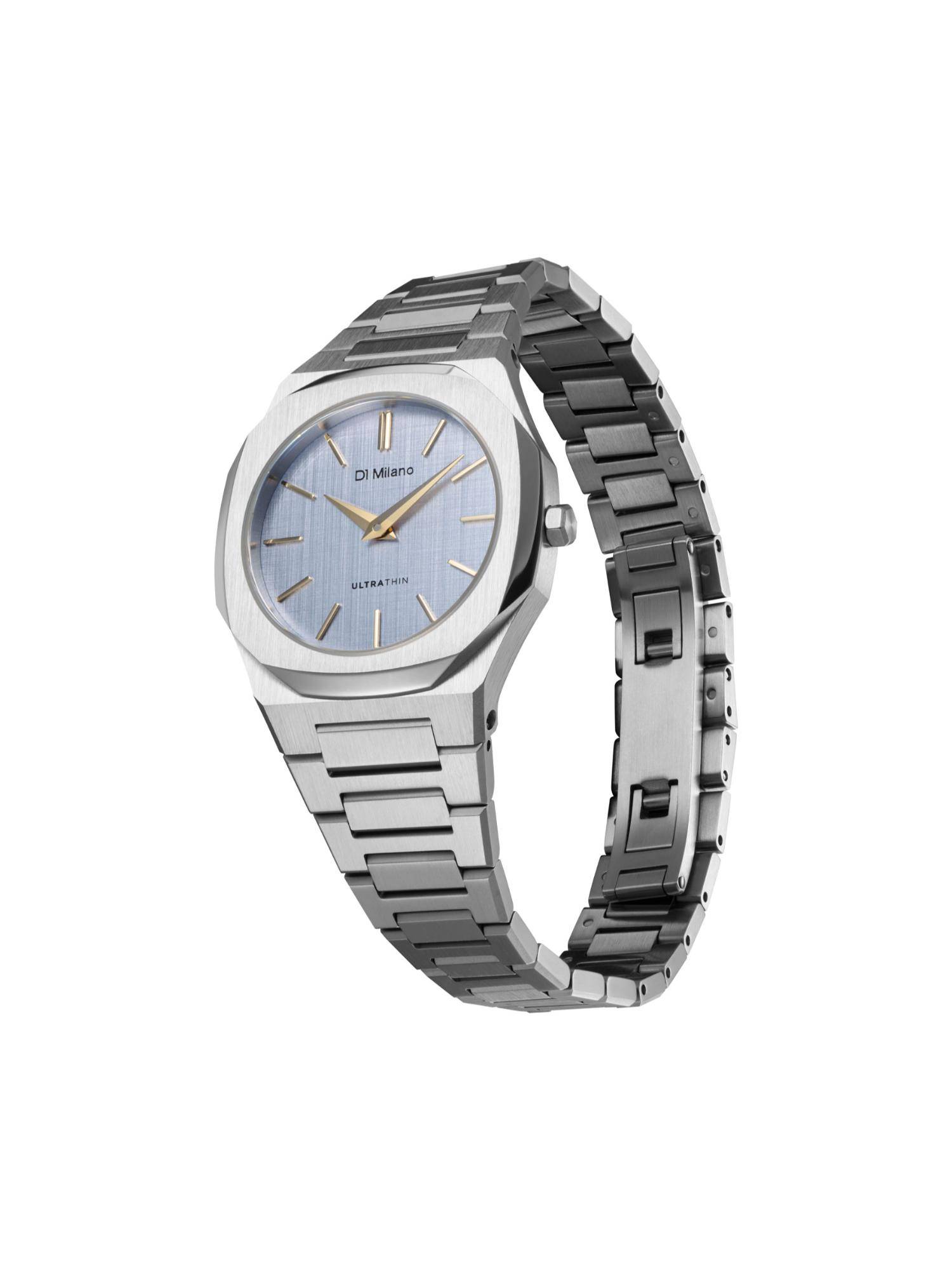 D1 Milano Women Indigo Loom Ultra Thin Blue Analog Dial Watch (UTBL37) (M)