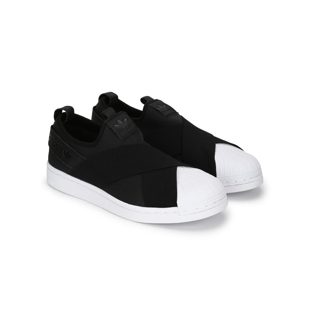 Adidas bz0112 superstar-slip outlet on black sneakers