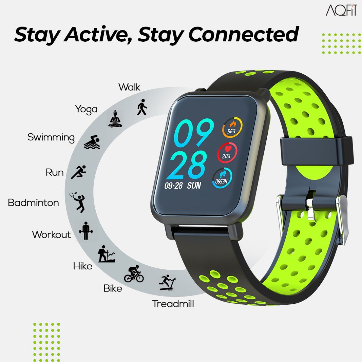 Aqfit smart watch discount w8