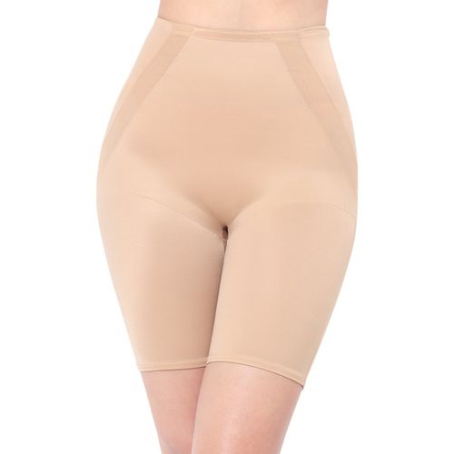 Buy Amante Solid Full Coverage High Rise Thigh Shaper - Nude online