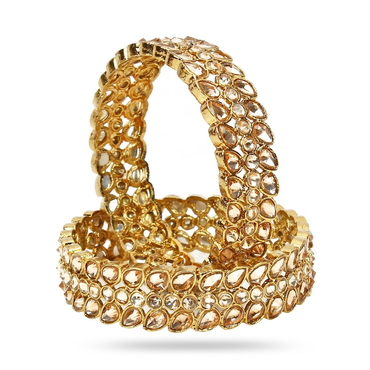 Youbella Jewellery Bangles Traditional One Gram Gold Plated Bangles