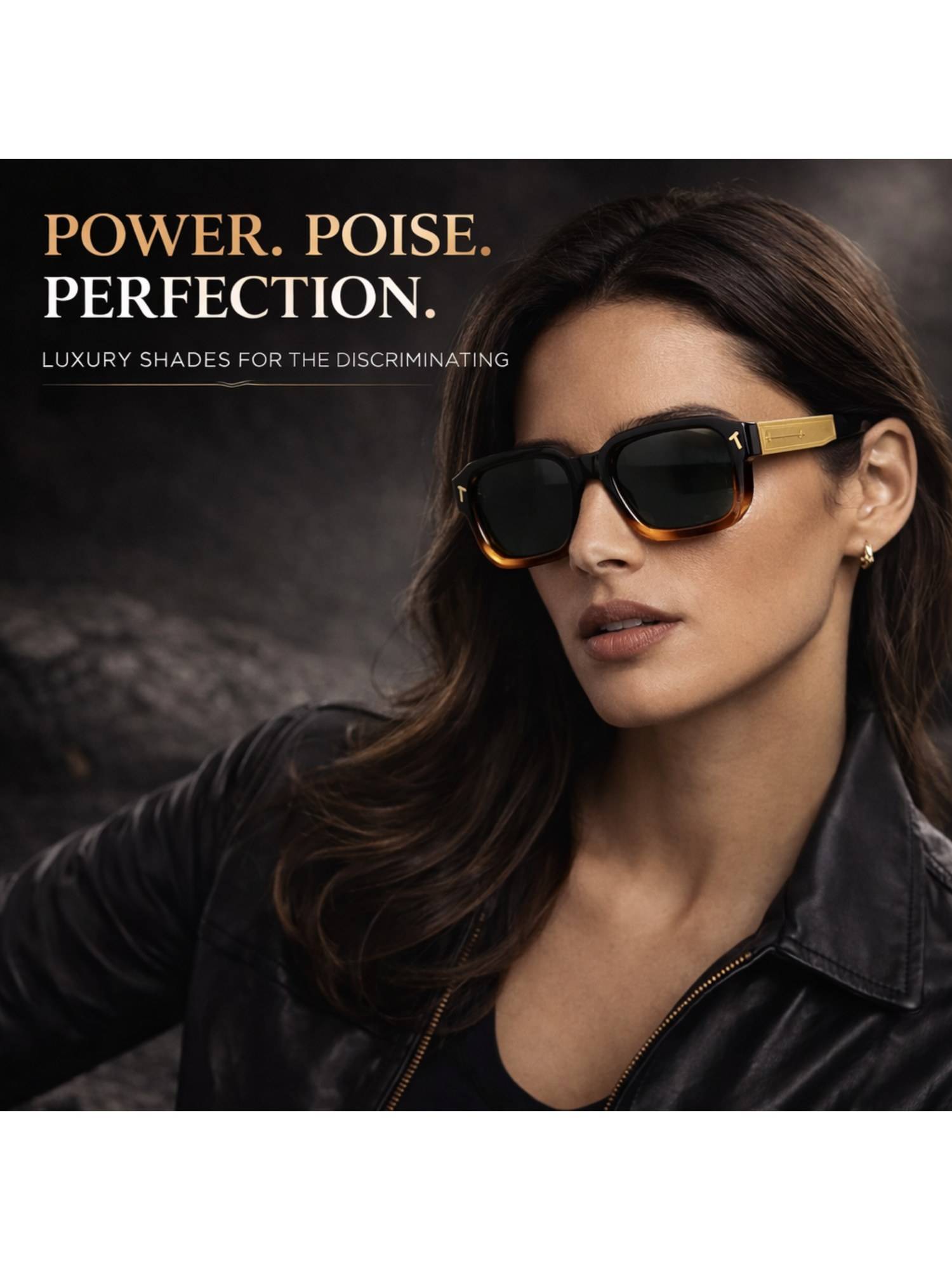 Zaadran Brown Bagan-Gld Blk Brown Wayfarer Sunglass (Bagan-Gld Blk Brown) (54)
