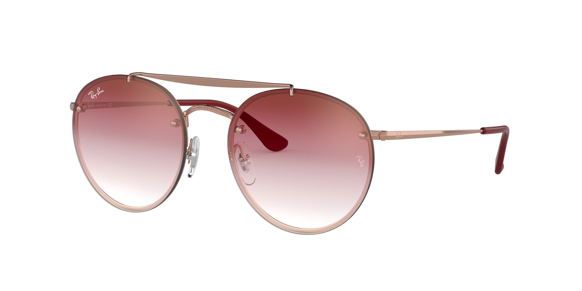 ray ban red gradient