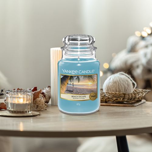 Yankee Candle Original Large Jar Scented Candle - Beach Escape (Blue) At Nykaa, Best Beauty Products Online