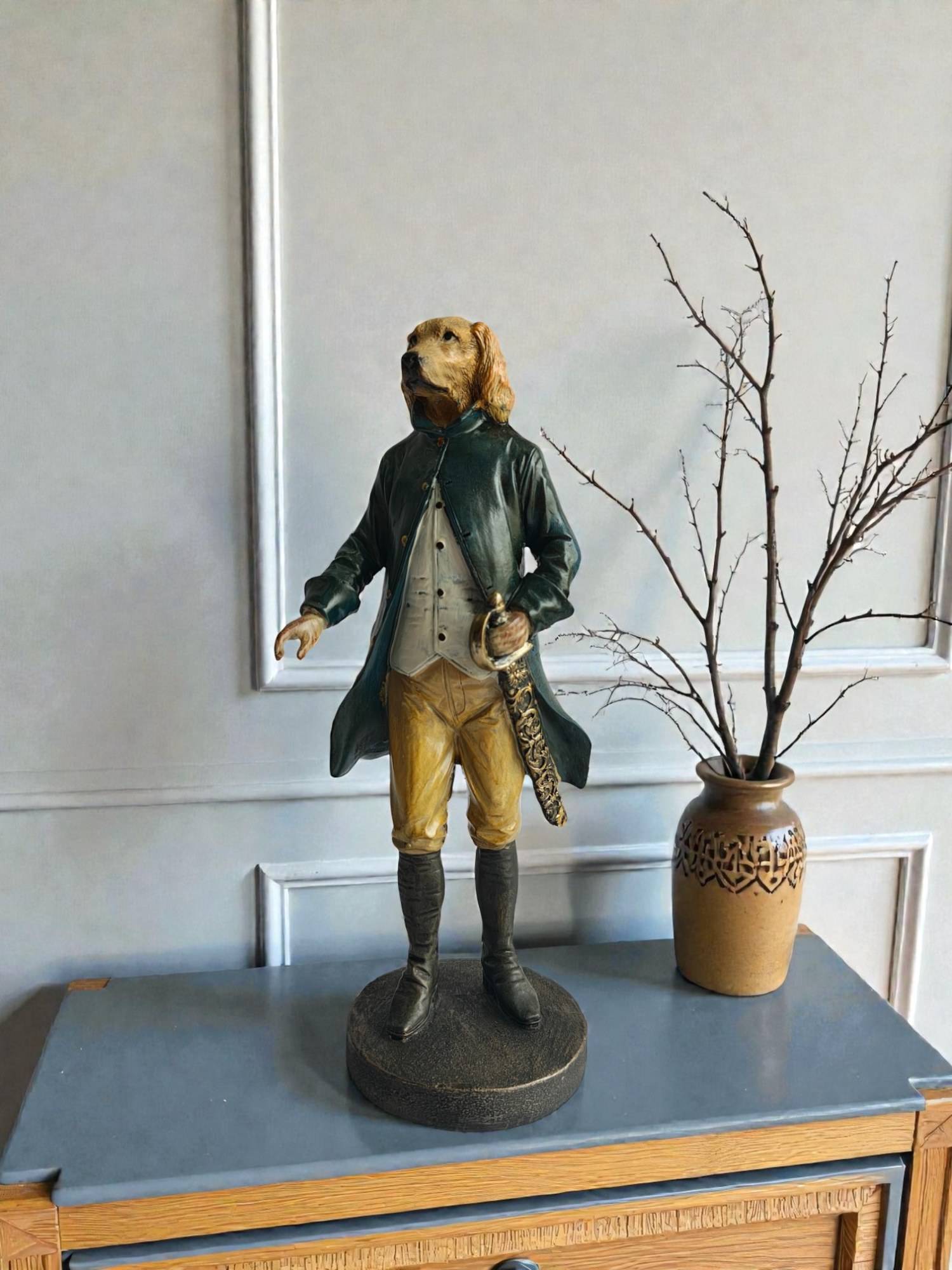 Sun Mun Decors Royal Dog Figurine
