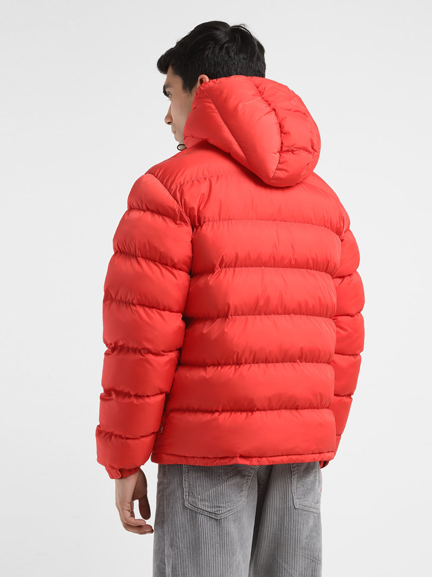 Buy Levi s Men Red Solid Regular Fit Puffer Jacket Online