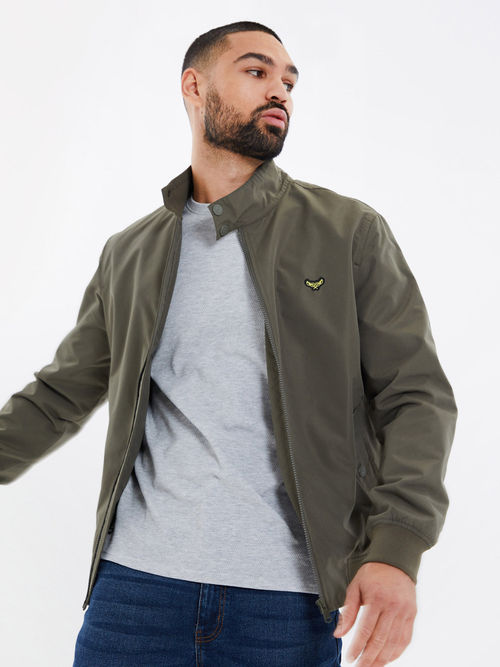 Threadbare Men Green Harrington Jacket