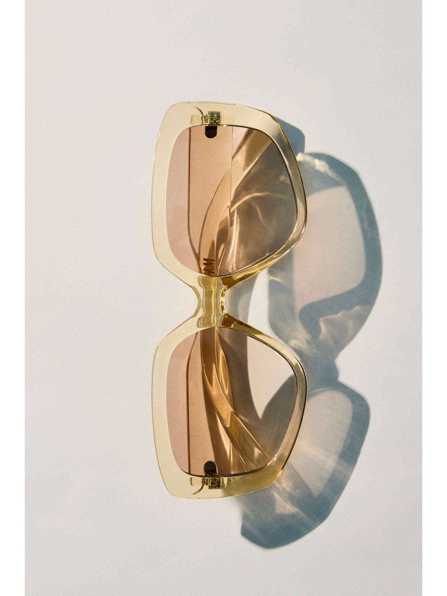 H&M Women Yellow Square Sunglasses