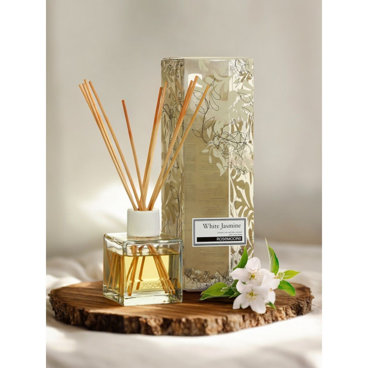 Rosemoore White Jasmine Scented Reed Diffuser