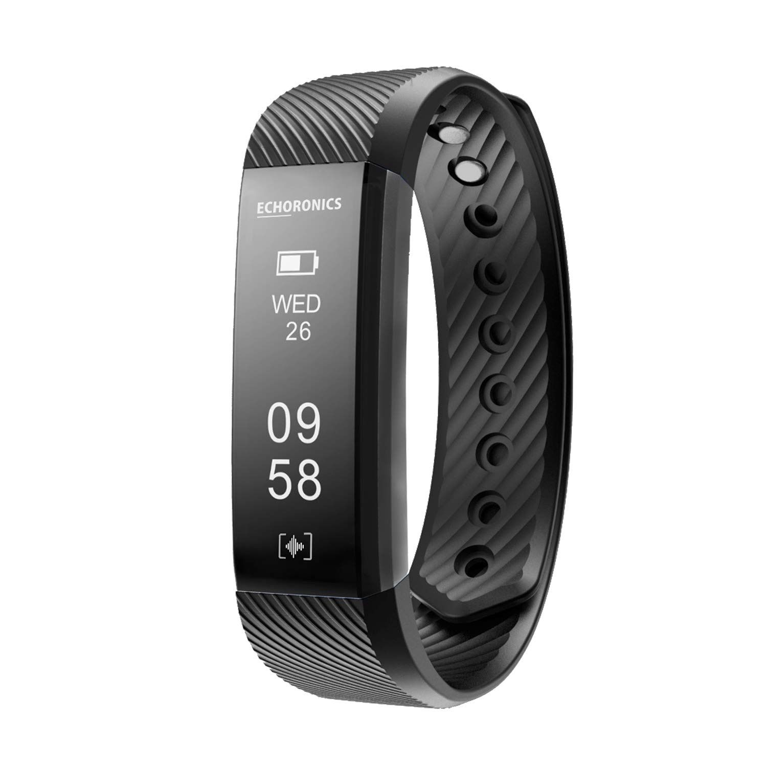 MevoFit Dash Smartwatch: Fitness Smartwatch an Activity Tracker for Men and Women [Black]
