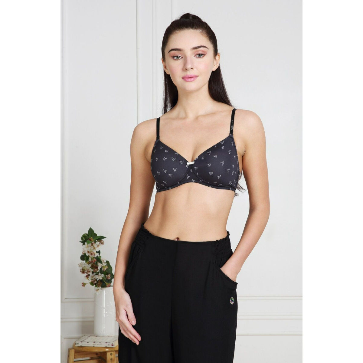 Buy Van Heusen Woman Lingerie and Athleisure Plush Back No Slip