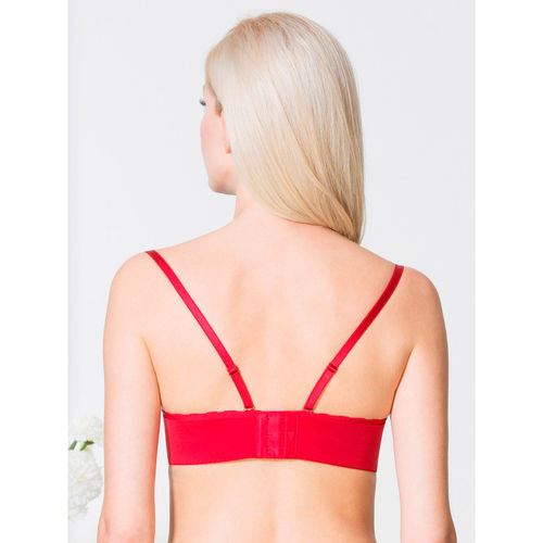 Van Heusen Women Padded & Wired Multiway Strapless Bra - Juster Red (36C)