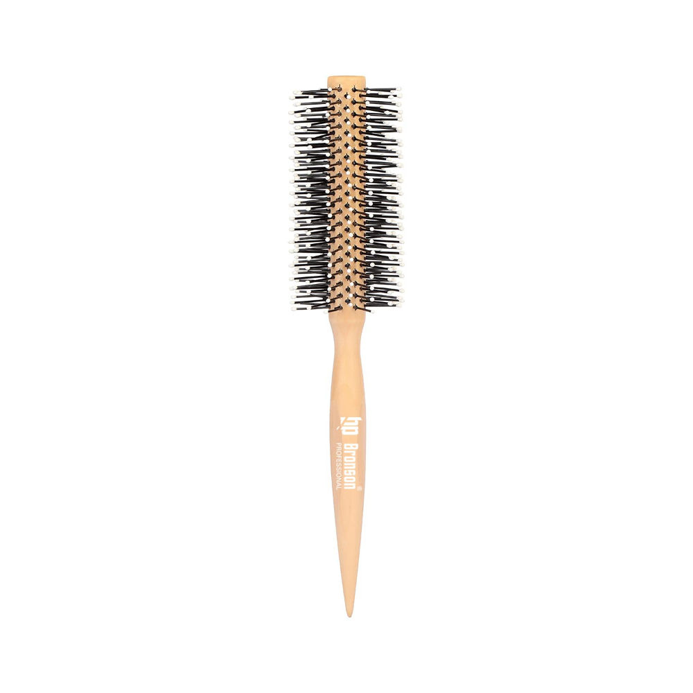 Buy Bronson Professional Wooden Round Hair Brush Online