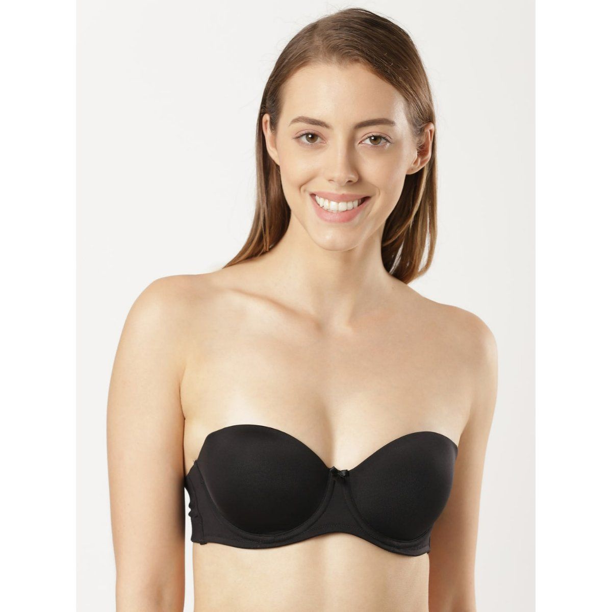 Jockey Women's Under-Wired Padded Super Combed Cotton Elastane Stretch Full  Coverage Multiway Styling Strapless Bra with Ultra-Grip Support  Band_Style_FE52_Skin_32B : : Fashion