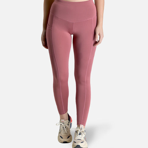 Makclan Skin Fit Pocket Sports Legging Pink (L)