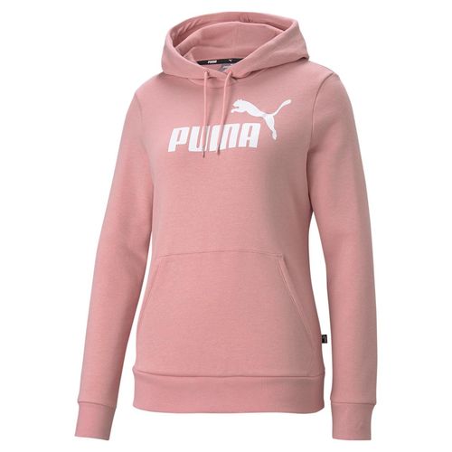 Puma ESS Logo FL Women's Pink Hoodie (XS)