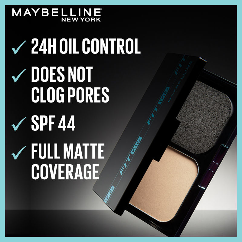 maybelline fit me 24hr oil control powder foundation review