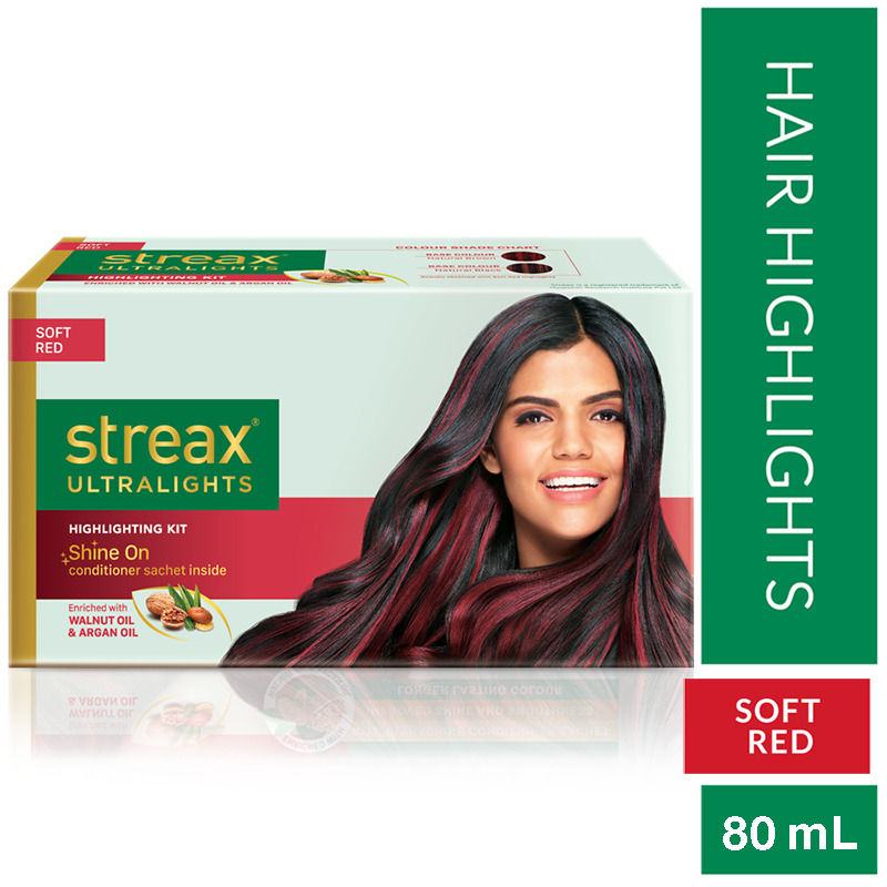 Streax Ultralights Highlighting Kit - Soft Red: Buy Streax Ultralights  Highlighting Kit - Soft Red Online at Best Price in India | Nykaa