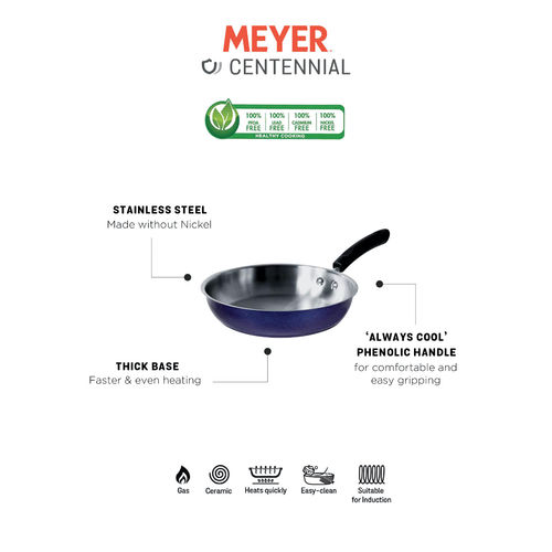 Meyer Centennial Nickel Free Stainless Steel Fry Pan
