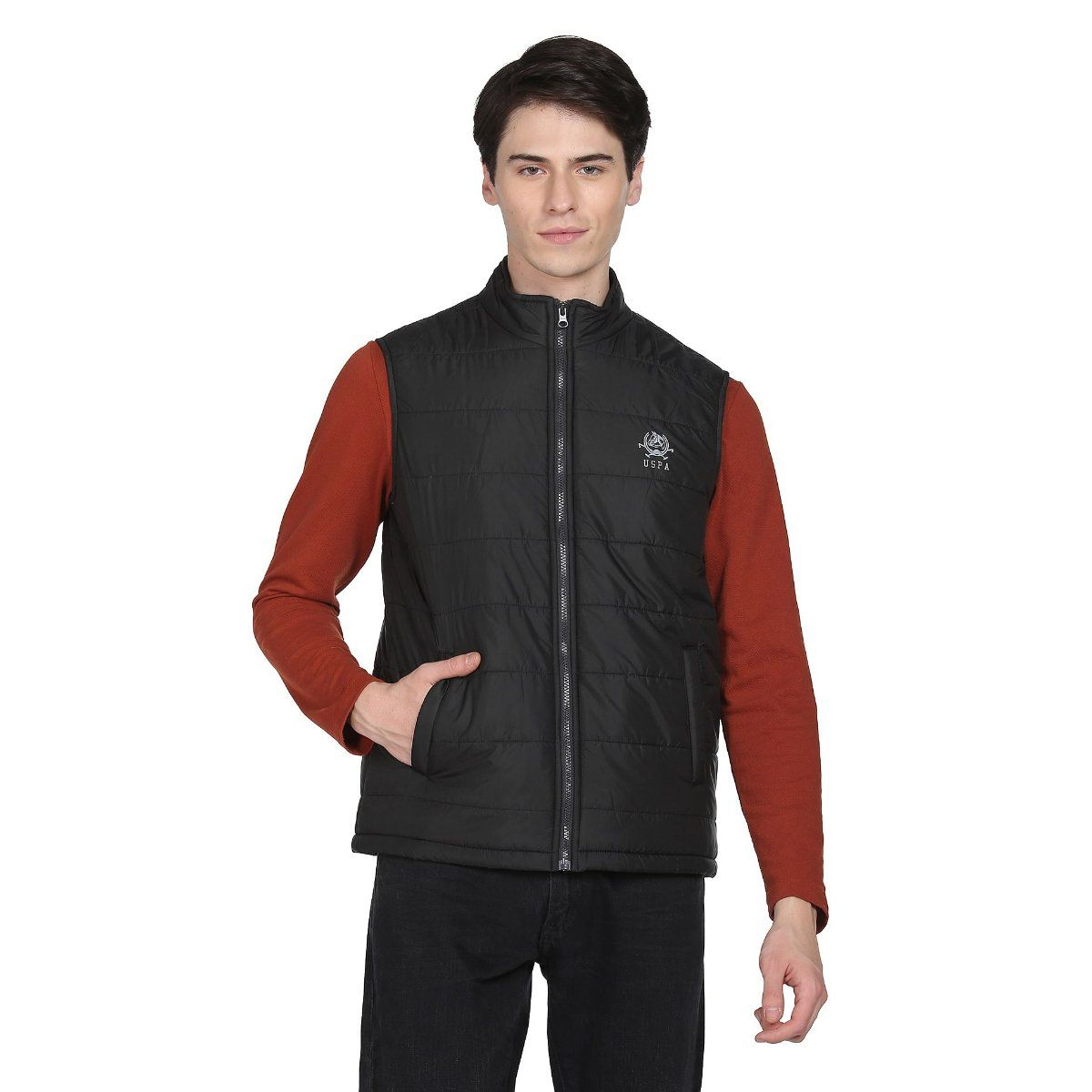 Us polo assn on sale men's puffer vest