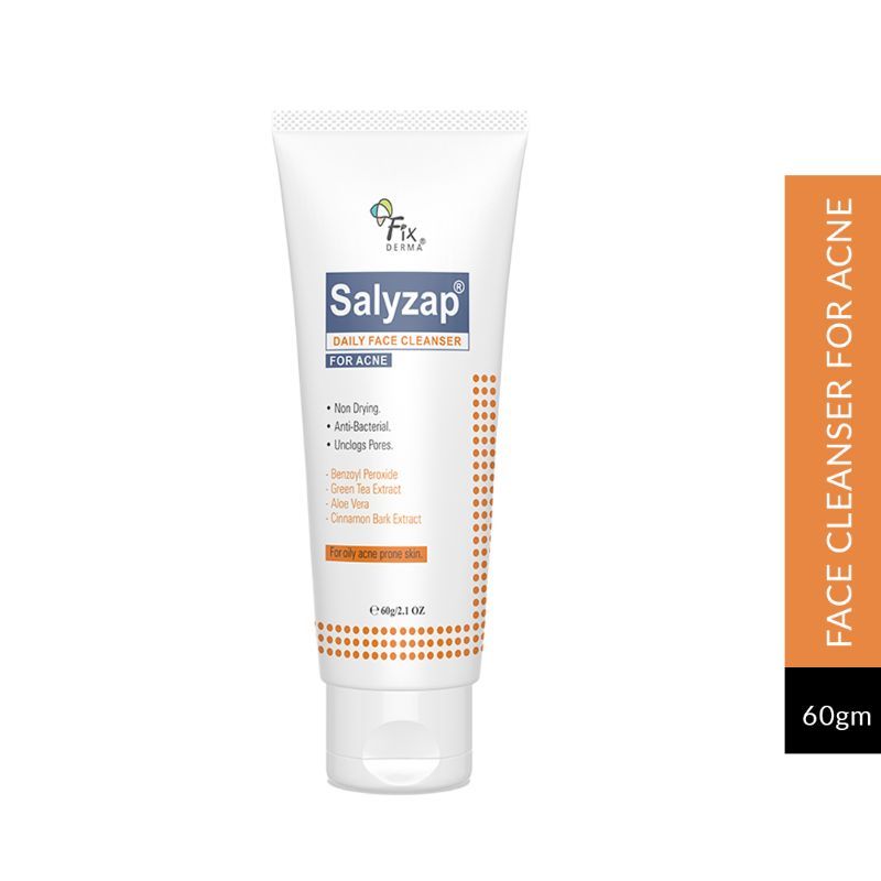 Fixderma Salyzap 2 Salicylic Acid Face Wash for Oily Skin, Sulphate