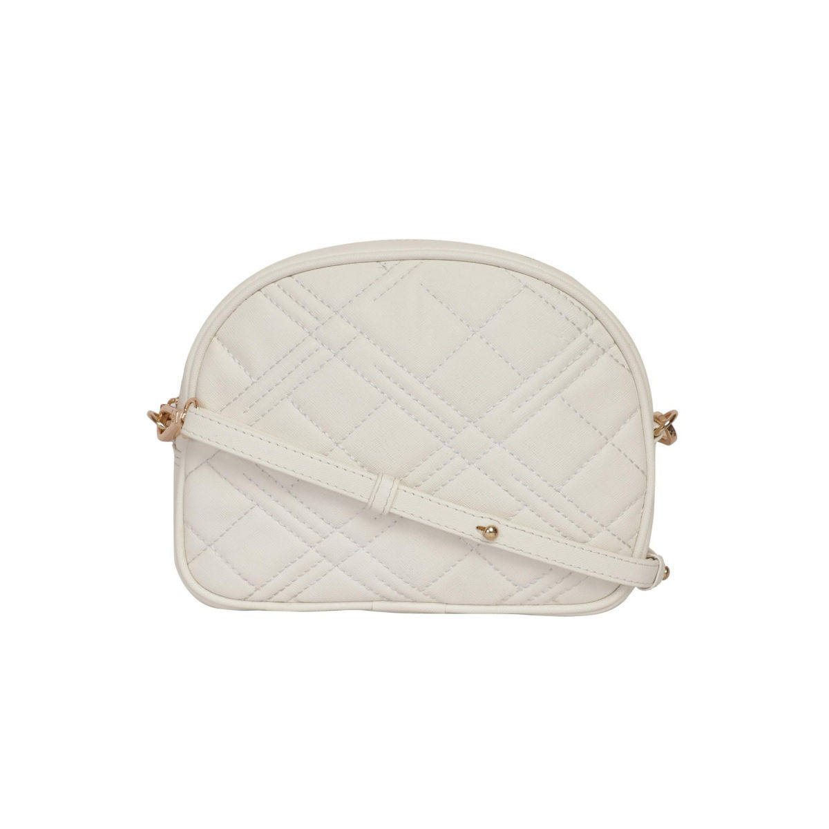 Aanya White Round Clutch| Clutches and More