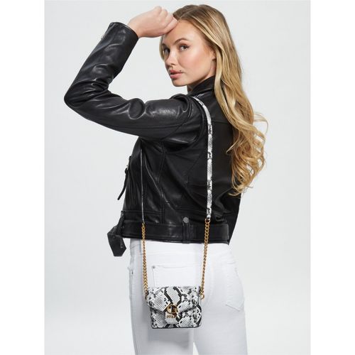 Guess Shinny Micro Mini Crossbody Bag Grey