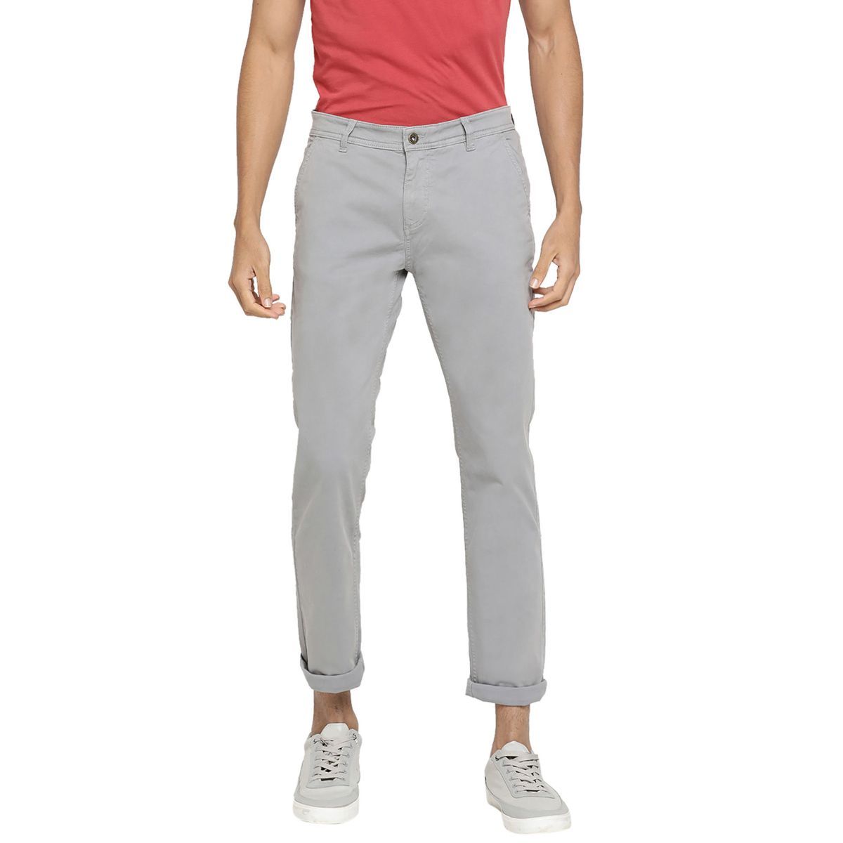 Buy Pepe Jeans Men's Slim Fit Cotton Casual Trousers (PIMW100208_Stone_30W  x 34L) at Amazon.in