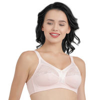 Enamor FB06 Full Support Classic Lace Lift Bra - Non-Padded, Wirefree &  Full Coverage PALESKIN : : Fashion