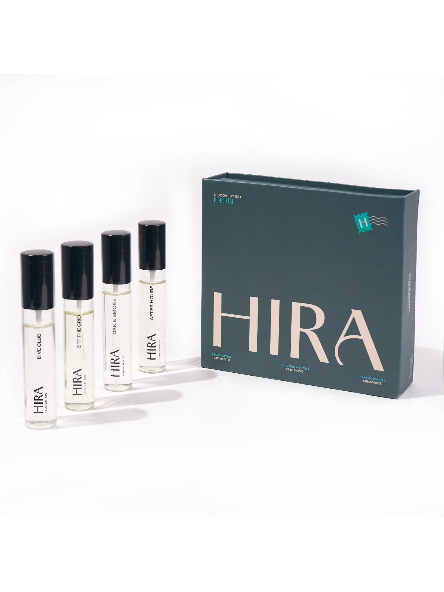 HIRA Luxury Perfume Gift Set of 4 for Men
