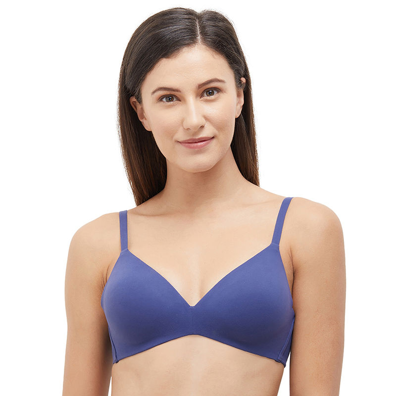 Wacoal 36DD How Perfect Wire Free T-Shirt Bra 852189 Eclipse Navy