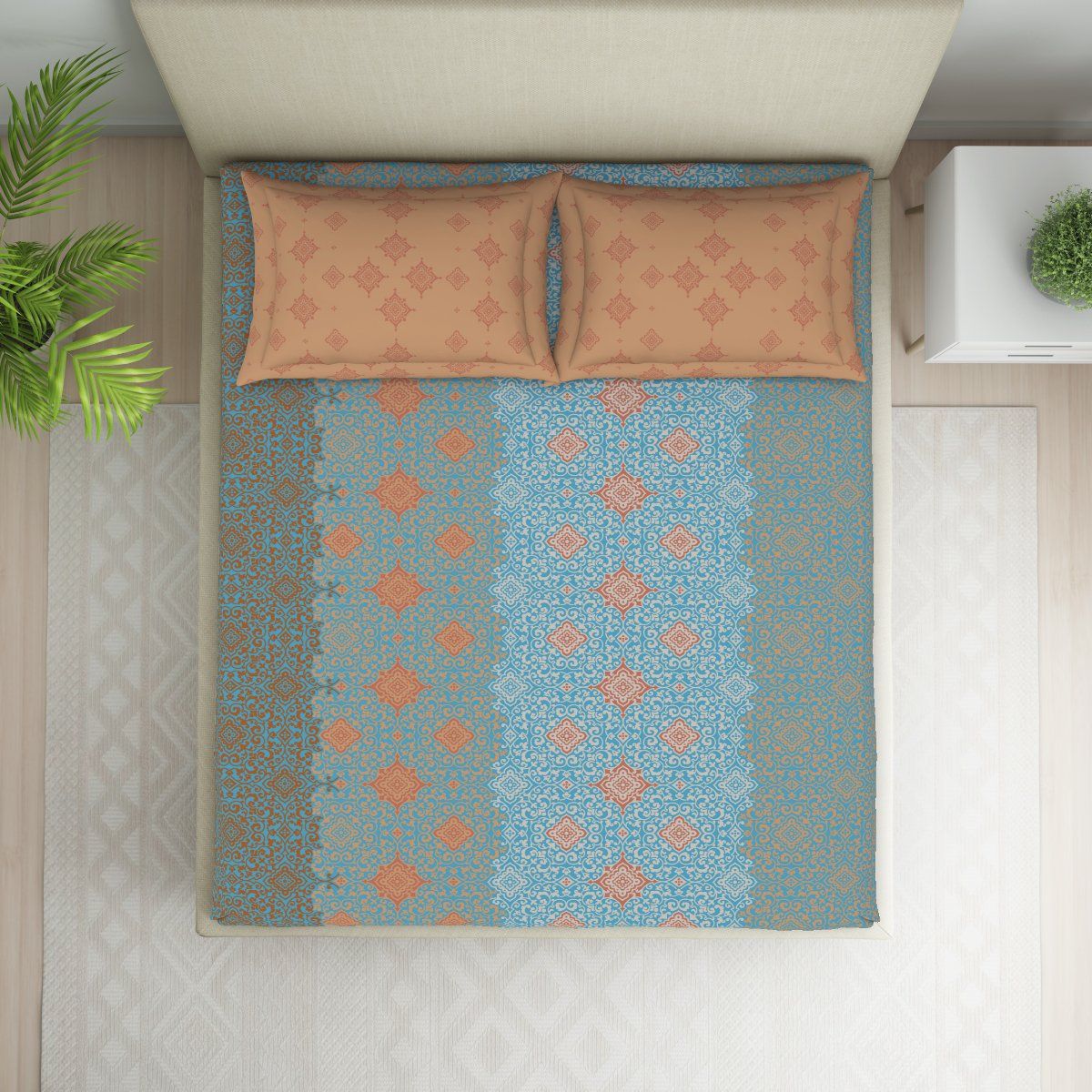 Buy Welspun 100 COTTON Bedsheets Double SKIN SAFE BREATHABLE GREAT