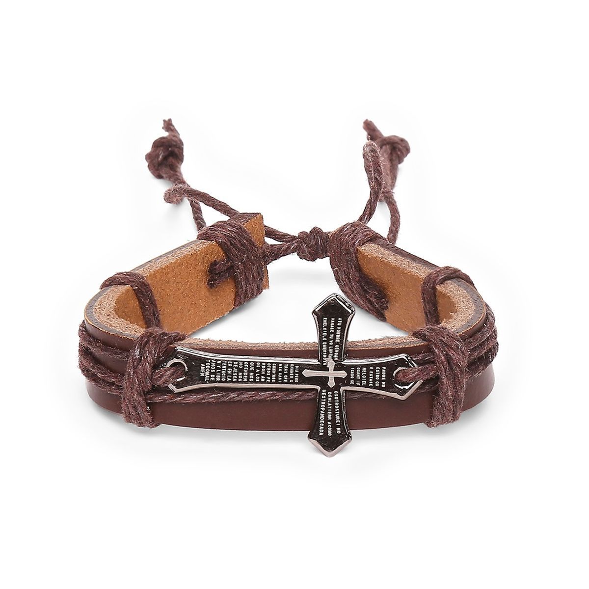 Rosewood premium leather bracelet for men mens leather braceletmens cross  bracelet  Urban Designer