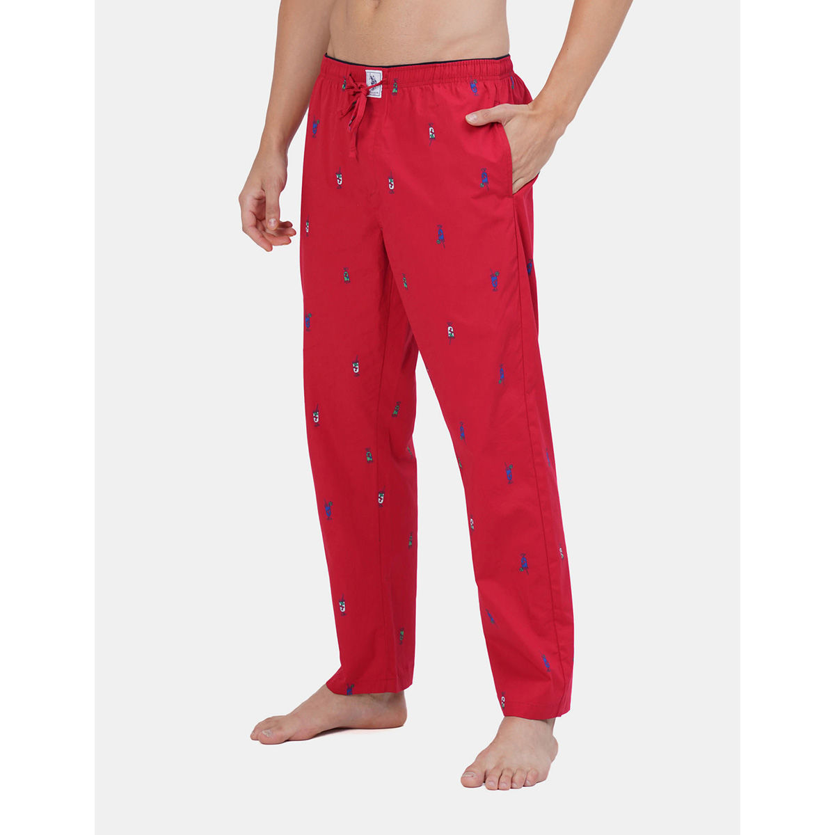 red polo pj pants