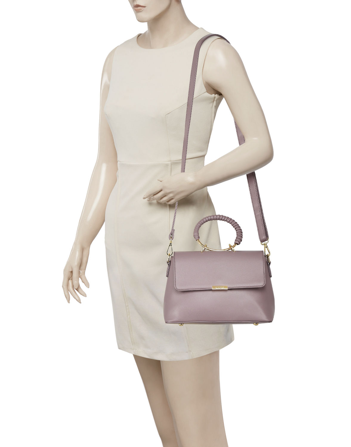 Buy Ceriz Rosemonde Lilac Sling Bag Online