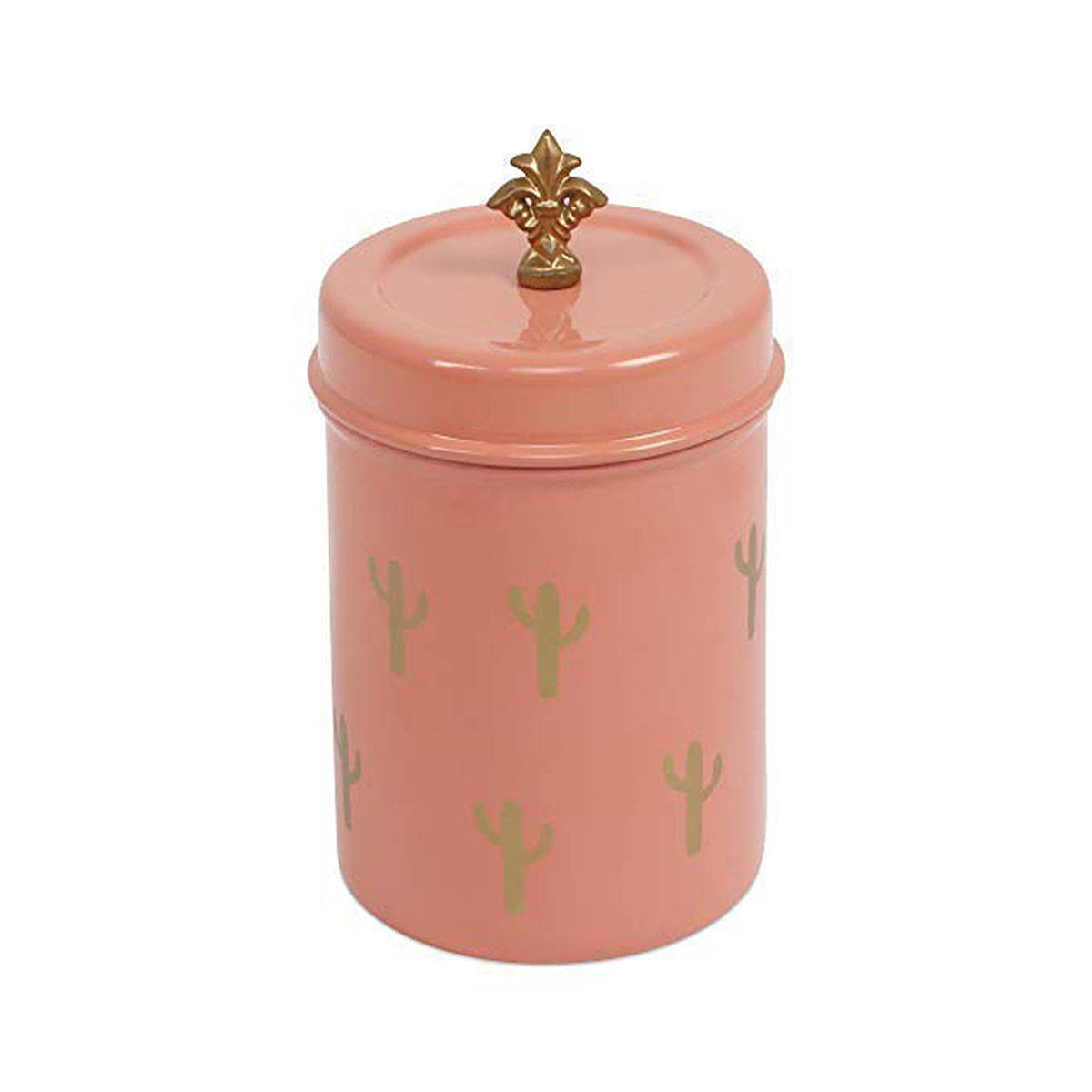 Living With Elan Peach Stainless Steel Food Storage Canister