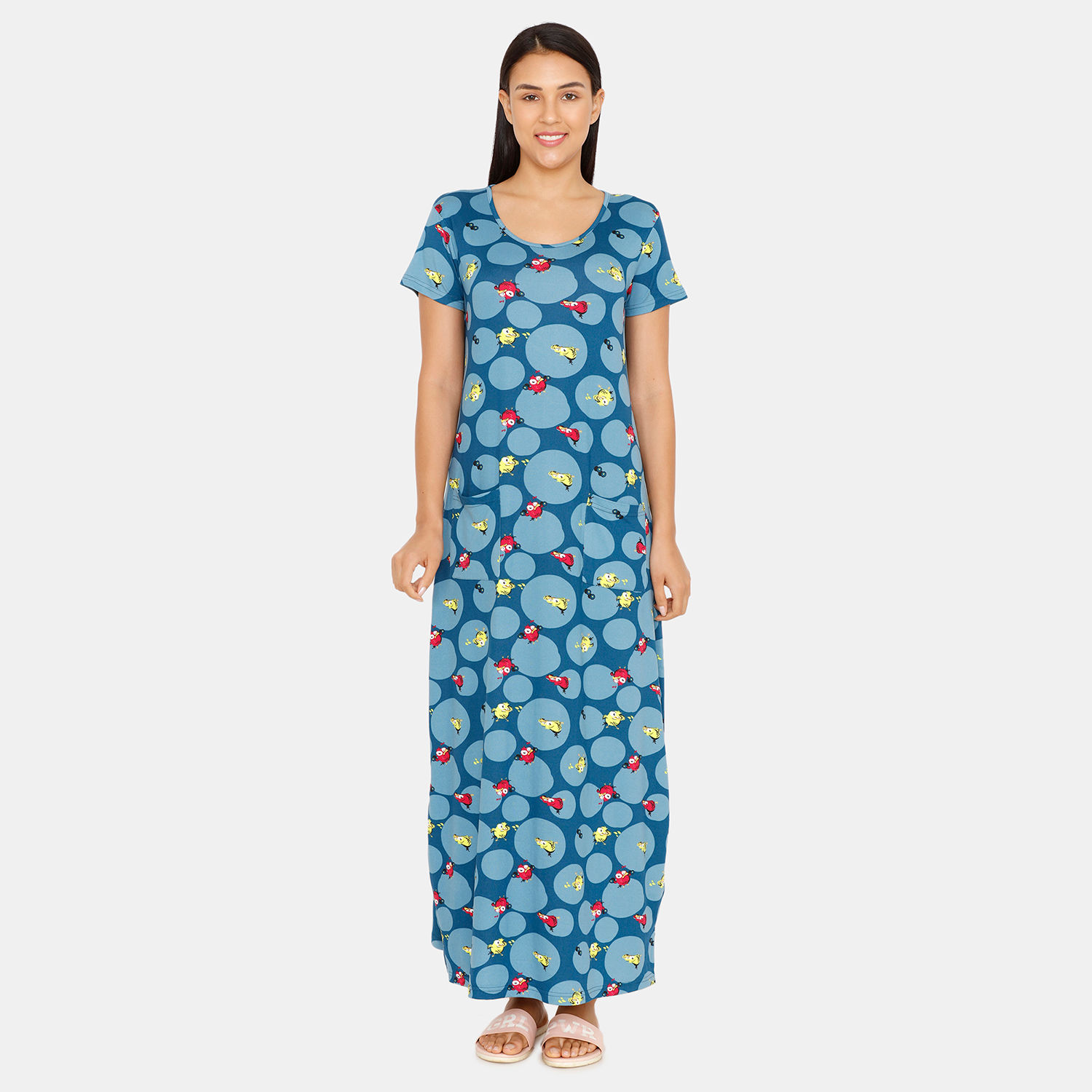 mid calf length night dress