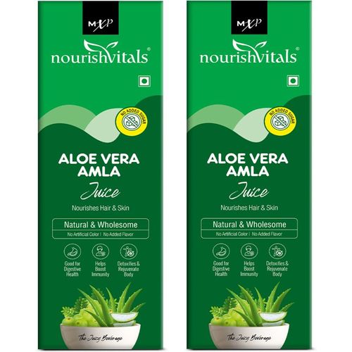 NourishVitals Aloe Vera Amla Jamun Juice - Nourishes Hair & Skin, Natural:  Buy NourishVitals Aloe Vera Amla Jamun Juice - Nourishes Hair & Skin,  Natural Online at Best Price in India | Nykaa