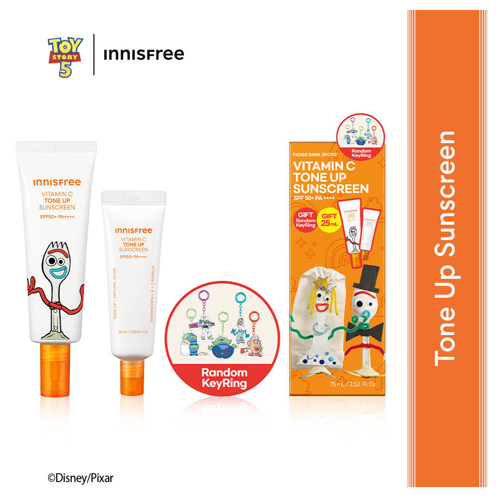 Innisfree Vitamin C Sunscreen Set with Free Keychain