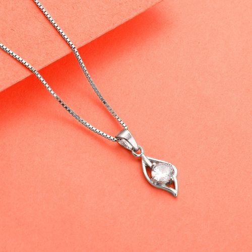 Buy Giva 925 Sterling Silver Falling Dew Pendant With Box Chain