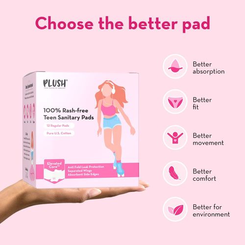 Nua Sanitary Pads For Women | Safe On Skin | Toxic-Free & Rash-Free |  Unscented | 50 Ultra Thin Pads | 3 Sizes In 1: Heavy Flow-Xl+, Medium-Xl 