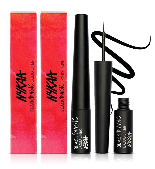 Nykaa Cosmetics Black Magic Liquid Eyeliner Pack of 2