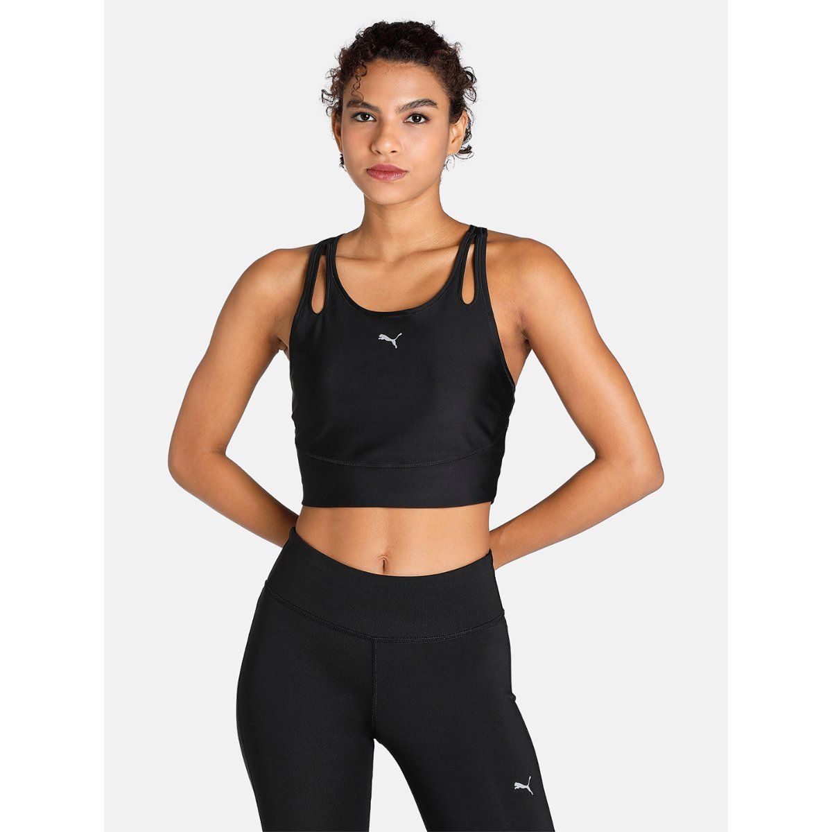 Buy Puma Run Ultraform Crop Womens Black Tank Top Online