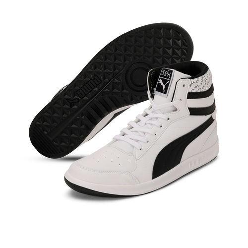Buy Puma White One8 Mid V2 Unisex Sneakers Online