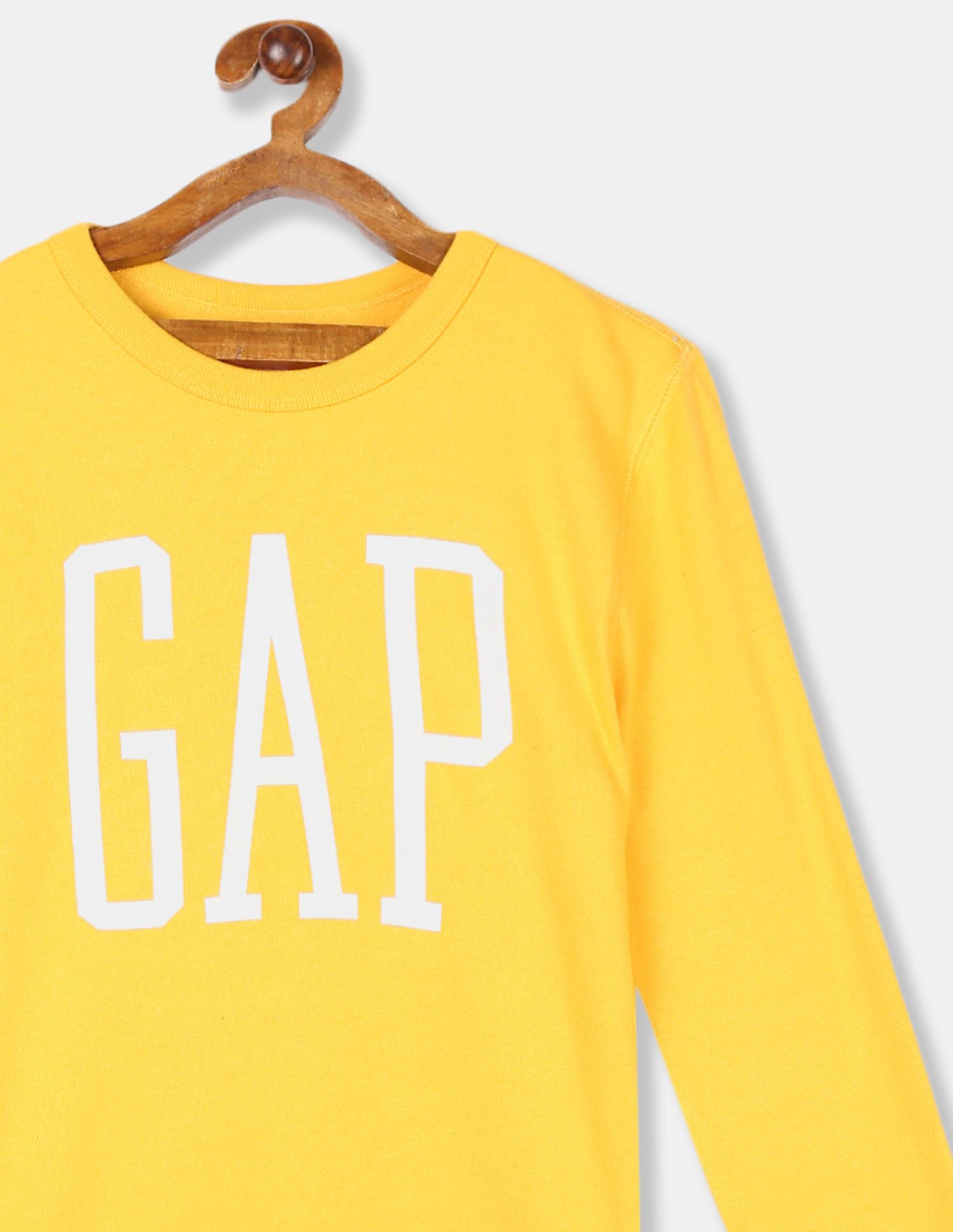 GAP Yellow Crew Neck Logo Sweatshirt Buy GAP Yellow Crew Neck Logo