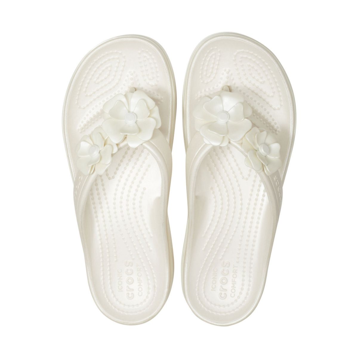 Buy Crocs Crocband Off White Unisex Flip Online