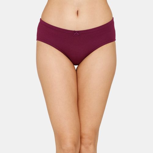 Buy Zivame Low Rise Full Coverage Hipster Panty - Assorted - Multi Color  (Pack of 3) Online