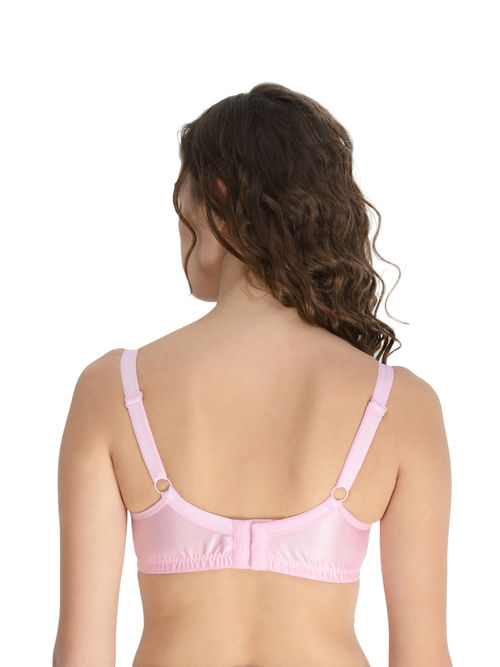 pink wireless bra
