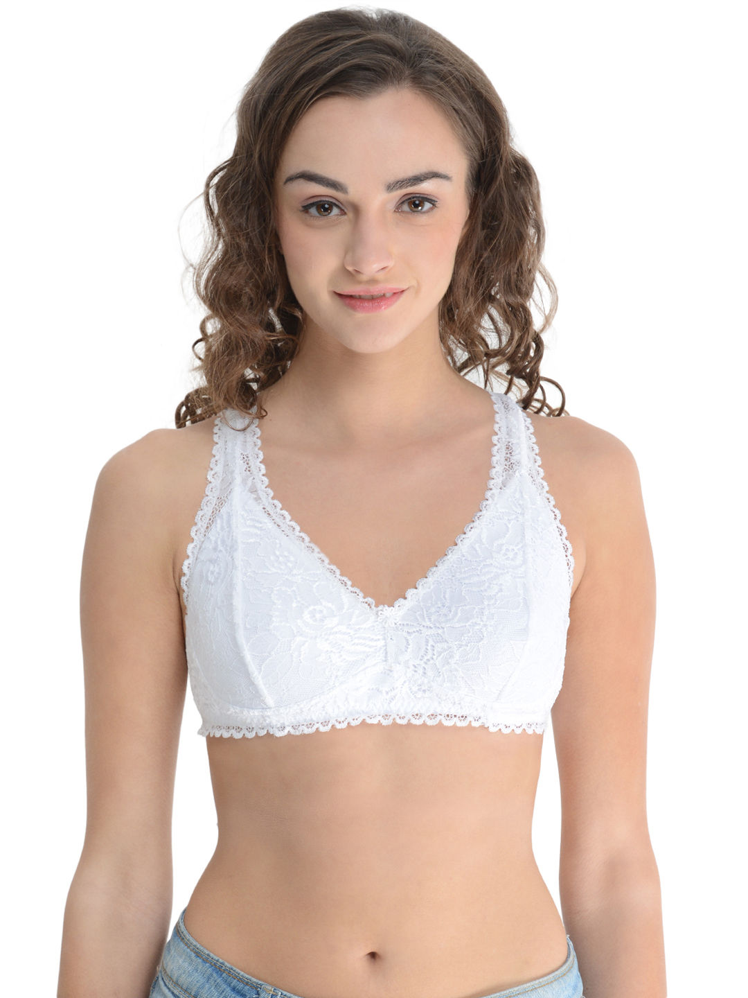 wired lace bralette